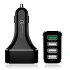 4ポート急速充電qc 3.0 usbカーチャージャー-ポータブル高速車charger銀河for s6エッジプラス、注5 4、ネクサス