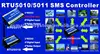 GSM SMS controller M2M telemetry transmit data from apparatus thermometer, humidity meter, electric meter, flow meter