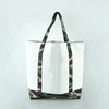 Cute Camouflage Printing Canvas Tote Bag, Washable Casual Reusable Shopping Bags ^