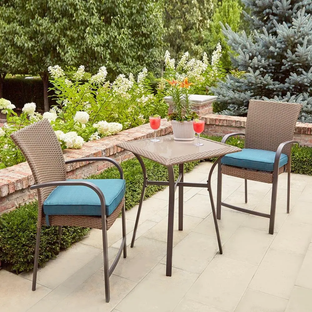 Hampton Bay Corranade 3 Piece Wicker Balcony Height Outdoor Hampton Bay Corranade 3 Piece Wicker Balcony Height Outdoor Bistro Set With Charleston Cushions In Price On M Alibaba