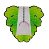 Good quality leave shape green thick salon gel nail form art tip extension forms