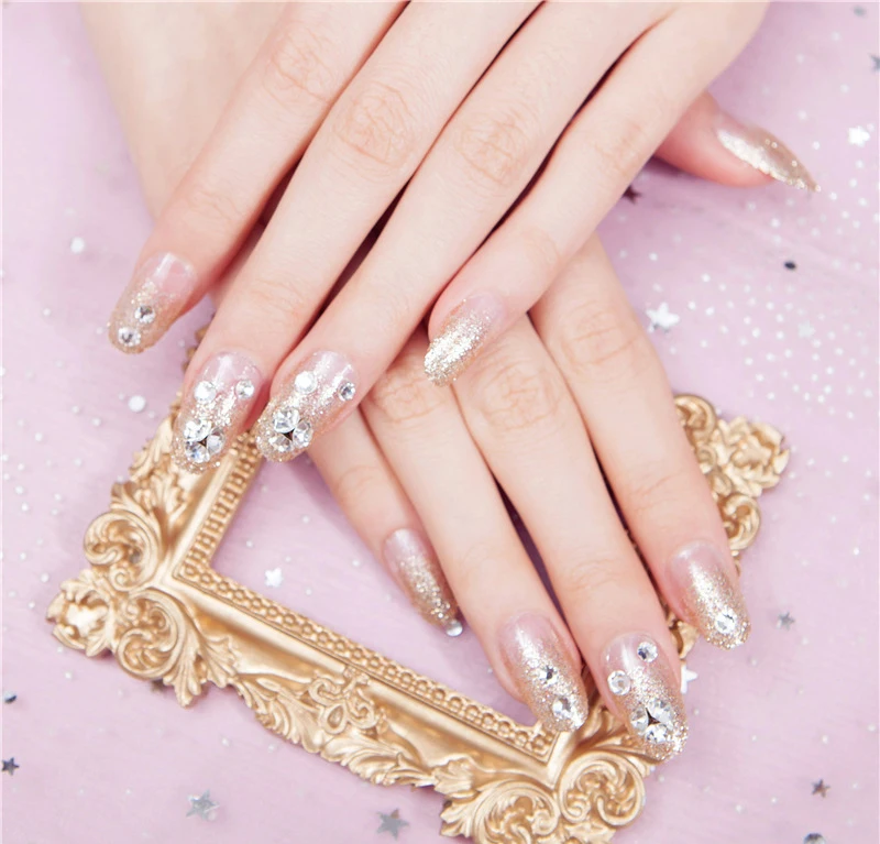 New fashion press on nails 3D false nails for women decoration art nail tips