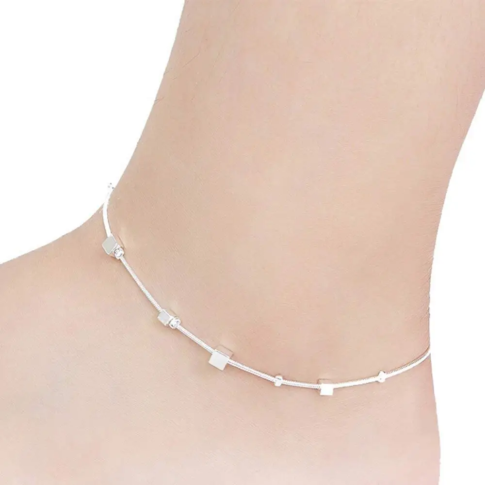 Yantu Mens Womens Leather Rope Anklet Ankle Bracelet Barefoot Sandal Beach Foot Chain