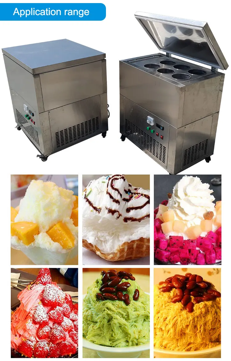 Electric Snow Cone Shaved Ice Block Shaver Machine Snow Ice Making