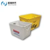 Recycled plastic corrugated mailing tray postal tote bin
