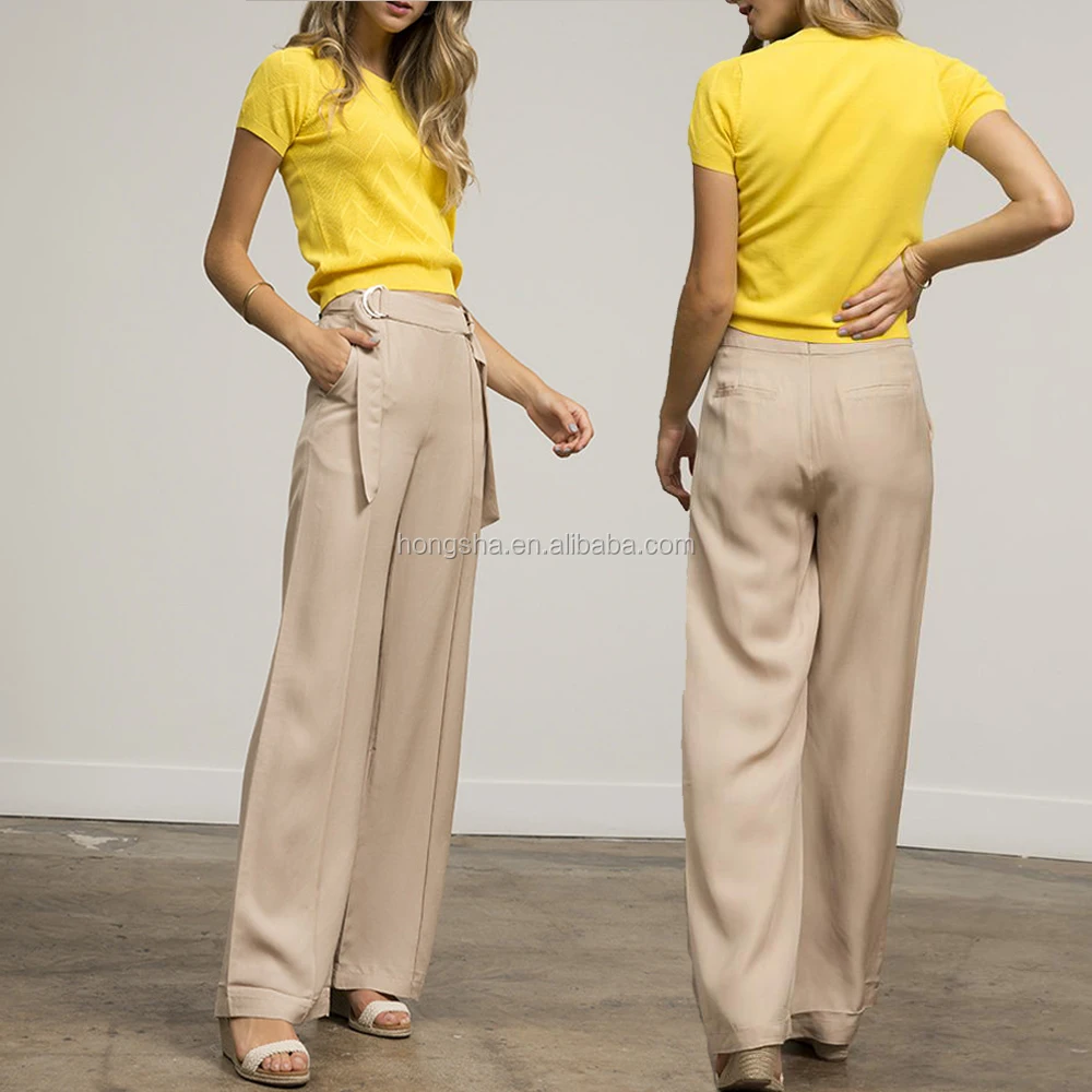 ladies bell bottom trousers