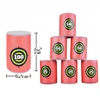 Sponge Refill Bullet Shoot Dart Series Large Size EVA Foam Soft Bullet Targets Can For Ner f Blasters 6 pack