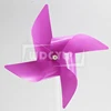 New design colorful plastic diy customizable windmill stick garden decoration for kids