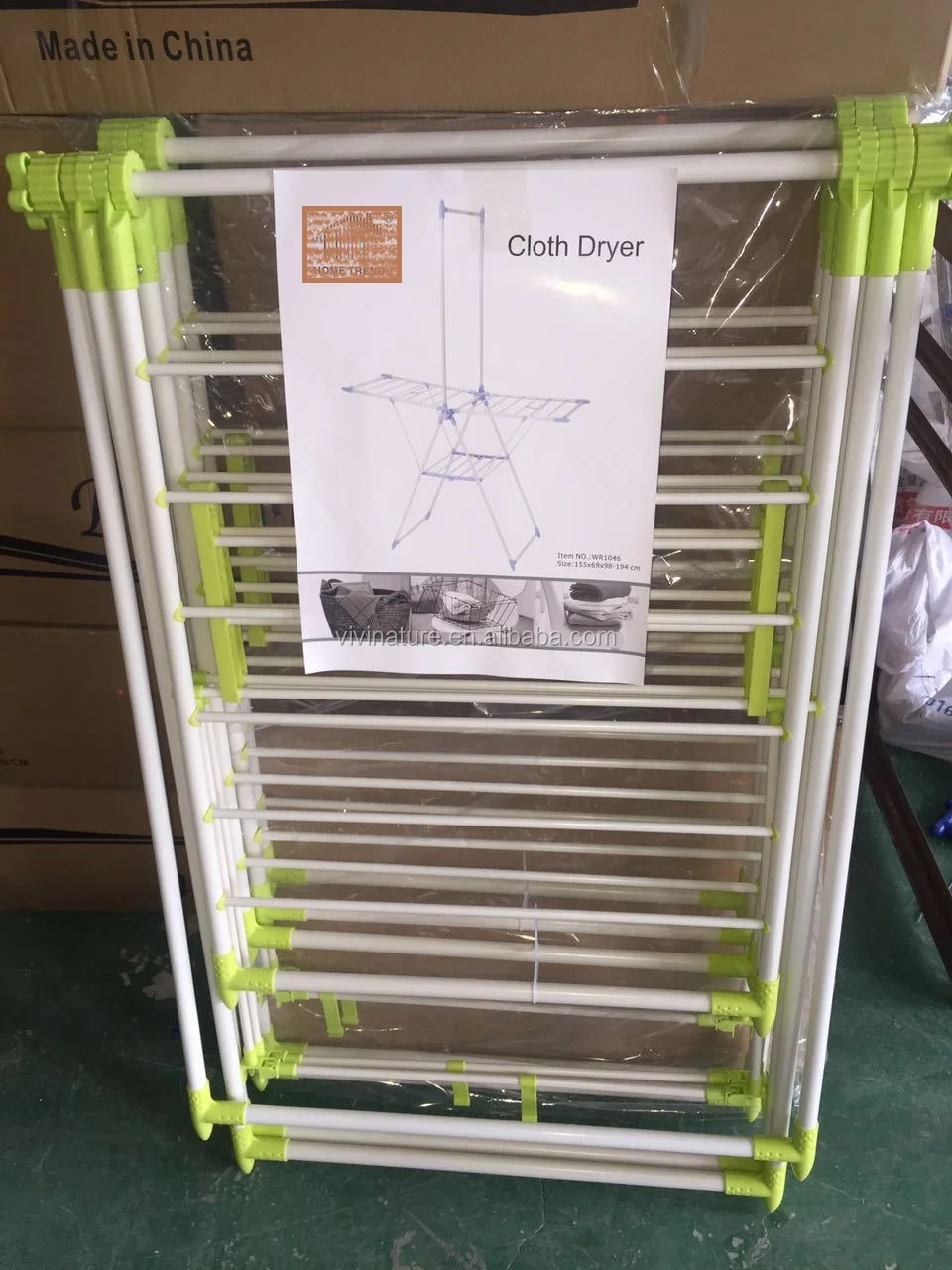 Heavy Duty Folding Clothes Drying Rack Top Hanging Bar Buy Clothes