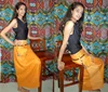 Telaviv Maxi Long Reversible With Snap button Closure Wrap Skirts