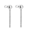Beadsnice ID 25340 925 Sterling Silver Ear Stud Component 14x0.6mm new arrival silver ear stud