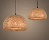 Modern Hand Made Rattan Wooden Stick Bird Nest Pendant Lamp Suspension Light Home Lighting