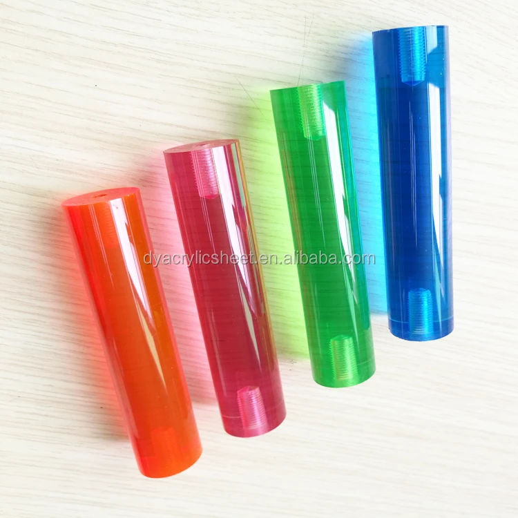 Transparent Threaded Acrylic Rod Diameter 45mm Buy Threaded Acrylic