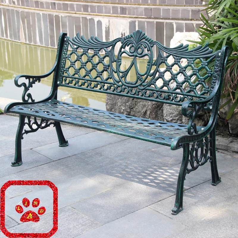 Heavy Duty All Weather Rust Free Cast Iron Outdoor Garden Park Bench