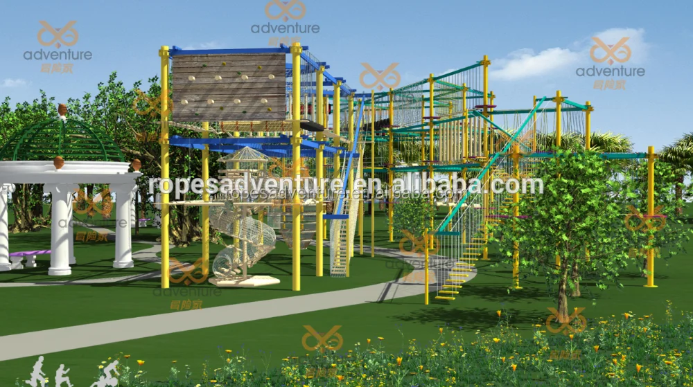 Kids Commercial Outdoor Obstacle Ropes Course For Sale Buy Ropes Course,Obstacle Ropes Course