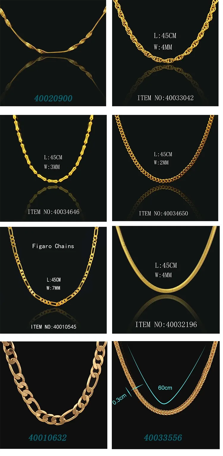 2018 Wholesale Custom Dubai New Gold Chain Design For Men Buy Gold