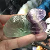 Wholesale Natural fluorite carved crystal lizard for sale