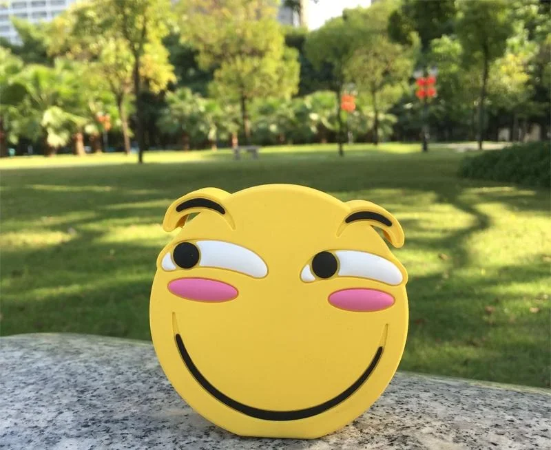 Portable OEM Phone Charger PVC Power Bank Cute Emoji Power Banks 2600mah - ANKUX.COM