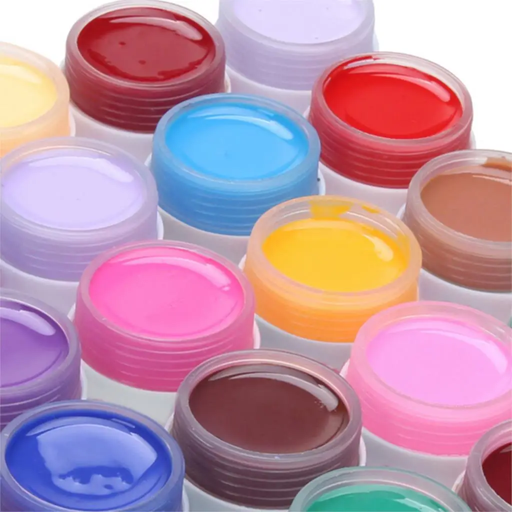 2016 high quality hot sale 36 Colors Nail Gel Pure Nail Polish Shiny Extension Nail Art