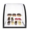 2019 CUSTOM Large clear acrylic countertop bakery food display case adjustable shelves for counter display cabinet