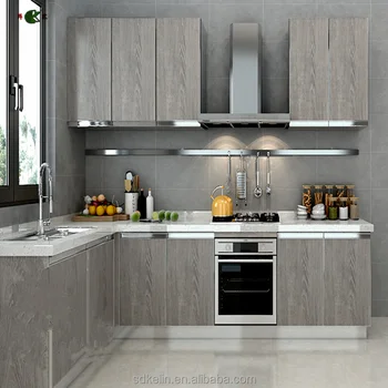 Carcass Plywood/mdf/particle Board Modular Kitchen Cabinet ...