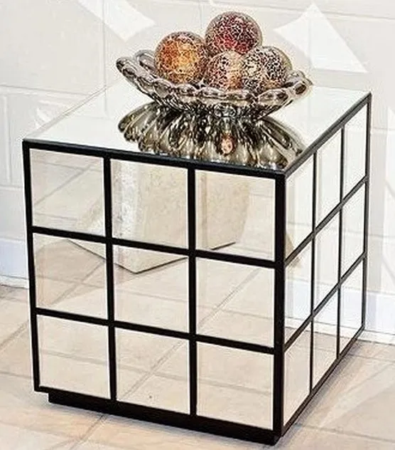 Magic Square Mirror Glass Side Tables For Living Room Buy Side Tables Magic Square Side Tables Magic Square Mirror Glass Side Tables For Living Room