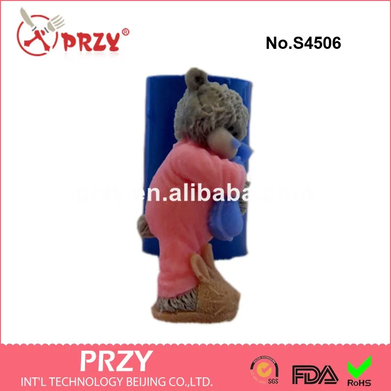 S4506 Teddy Bear silicone mold for soap candles making (2).jpg