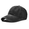 Wholesale good quality Hot selling in stock denim plain distressed baseball cap blank frayed baseball cap