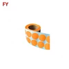 Accept custom self-adhesive paper roll round sticker/label