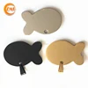 best selling fish shape blank for sublimation metal dog collar tag
