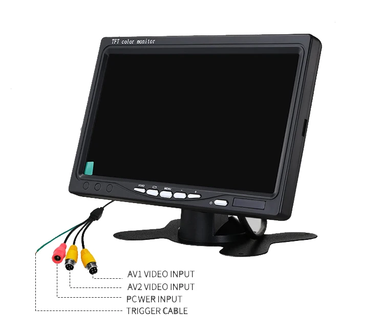 China Suppliers Car Back Seat Lcd Monitor Car Tv Monitor Dvd 7 Inch Car