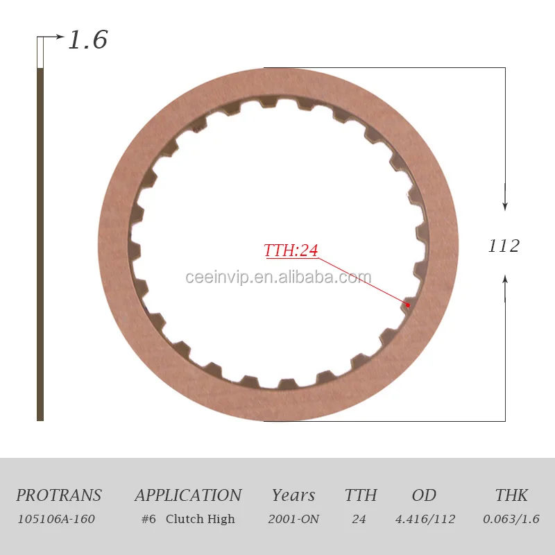 Ceeinex High Quality Paper Base Automatic Transmission Gearbox Kits