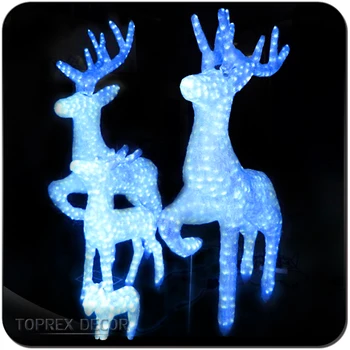 Outdoor Moving Reindeer Decorations Christmas Lights Led Outdoor Moving Reindeer Decorations
