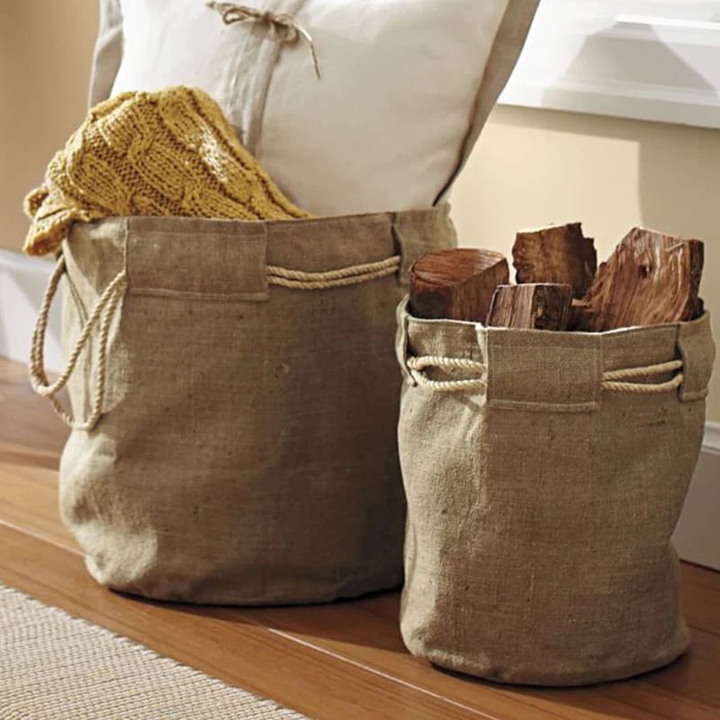 黄麻海滩手提袋携带适合袋可重复使用的食品袋麻袋袋定制印刷