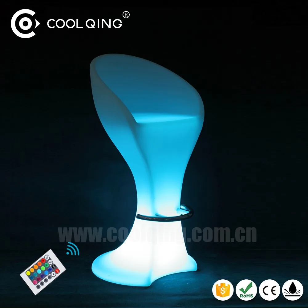 product modern magic color changing plastic led furniture bar chair and tables for night club party and event furniture sets-1