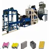 QT 4-18 Fully Automatic machine making Concrete Block and Cement Brick Production Line