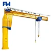 Design Calculation Jib Crane with Electric Hoist Column Mounted Type Swing Jib Cranes