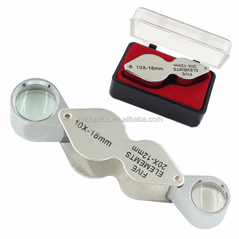 Hotsale 10x18mm 20x21mm Magnifying Glass For Jeweler Diamonds