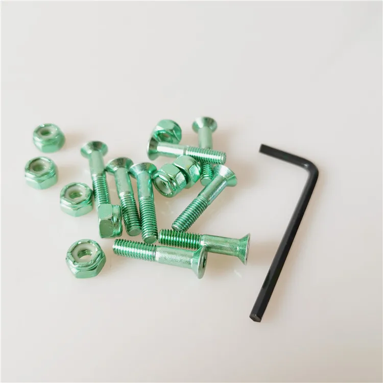Wholesale 1 Inch Allen Head Colored Skateboard Bolts Nuts And Hardware Buy Skateboard Bolts,1