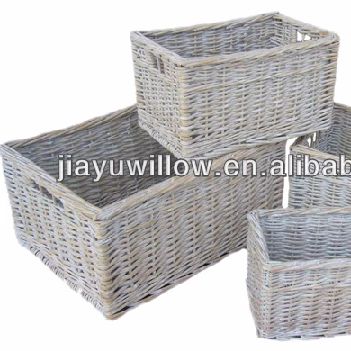 wicker laundry basket rectangular