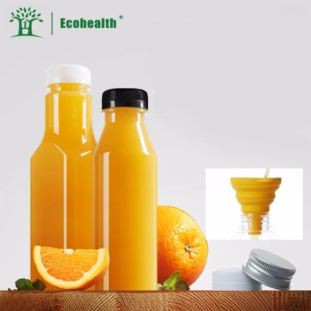 Juice Bottle 500ml Cold Pressed Biodegradable 16oz Juice Bottle Plastic