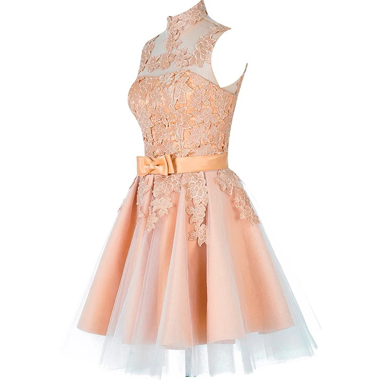 puffy short prom dresses