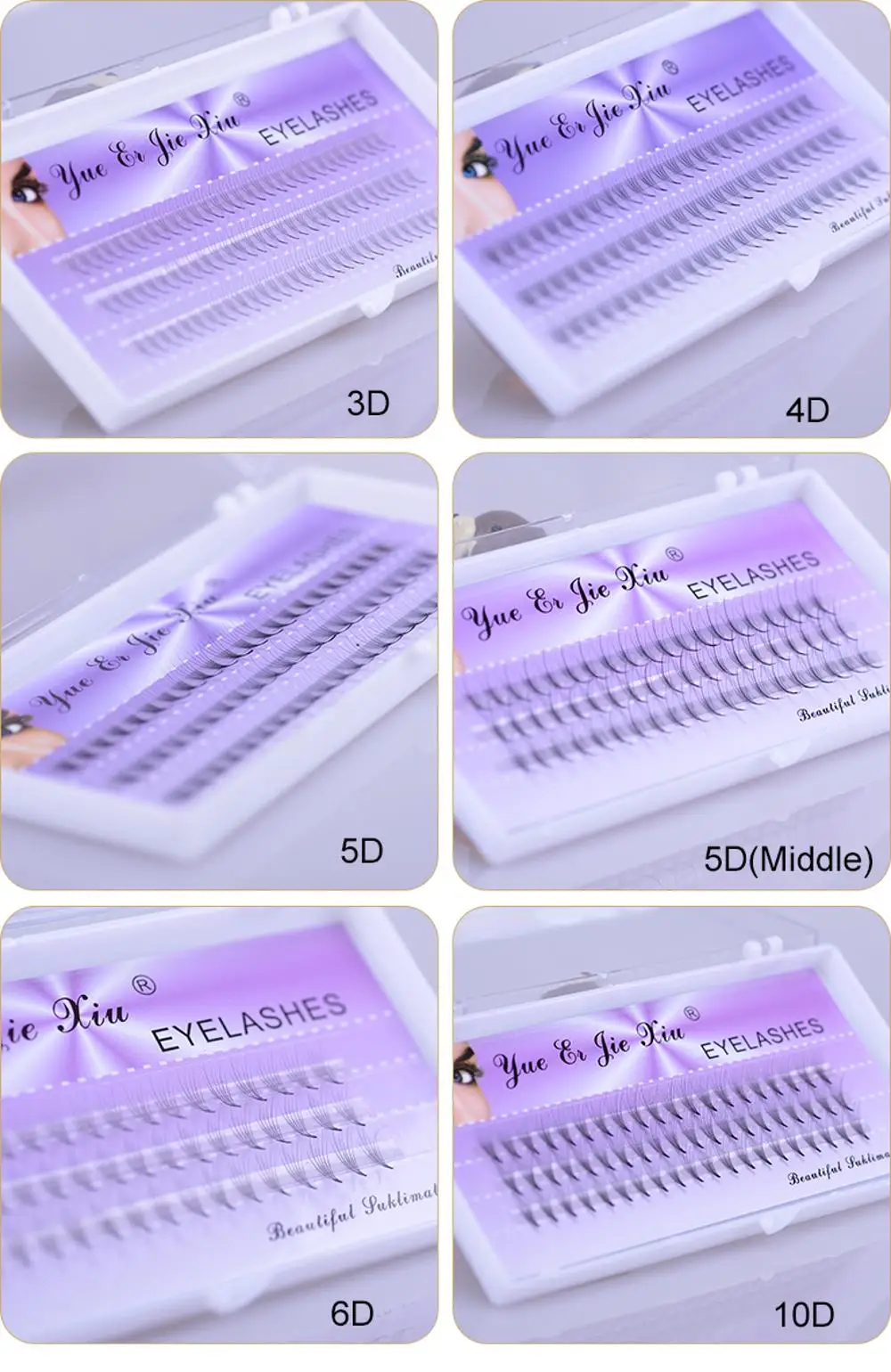 3d Premade Volume Fans Cluster Eyelash Extensions Individual Extension