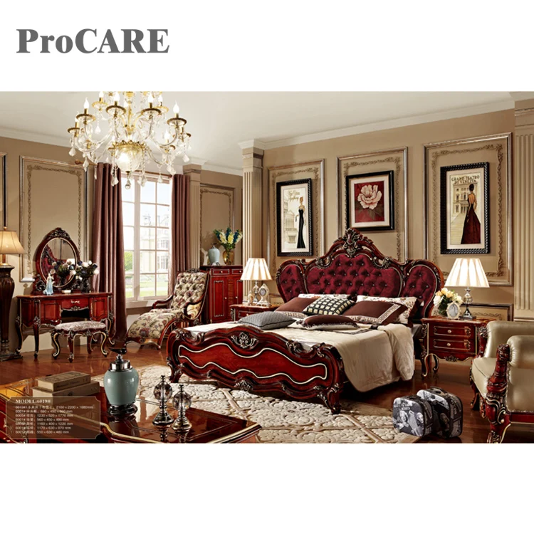 Modern Style Royal Furniture Retro Red Luxury Bedroom Sets Buy Luxury Bedroom Sets Royal Furniture Bedroom Sets Modern Bedroom Sets Product On