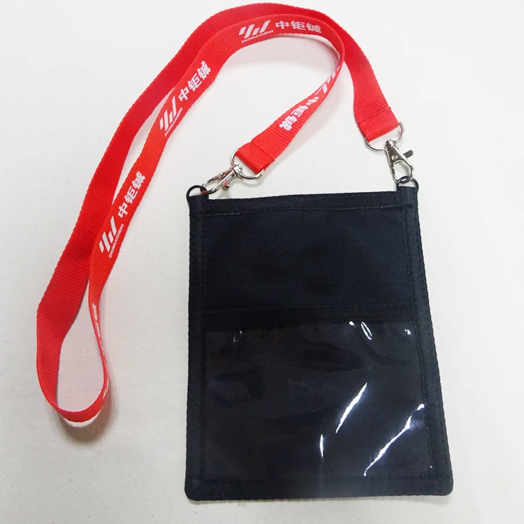 BSCI Business Black Card Holder Factory High Quality Popular Fashion Style RFID Travel with Red Black or Customized Letter Jrbag