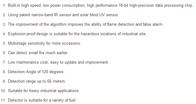 AW-FD704E-IR3 Explosion-proof Three infrared flame detector