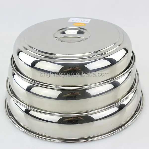 Steak dish cover steak plate  cover steak round plate steakcover  round dish cover (8)