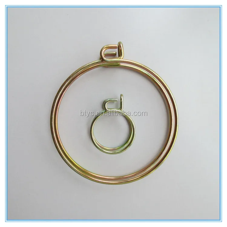 One Wire Round Metal Spring Clips Clamp Buy Round Spring Clamp,Round