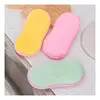 Double Sided Micro Fiber Cleaning Cloth Glasses Dishcloth Kitchen Sponge Scrubbing Pan