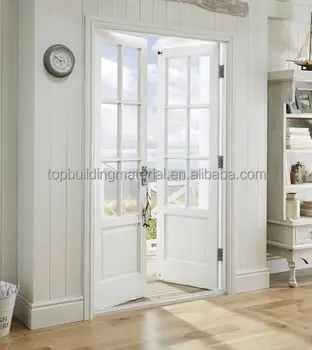 Bespoke Interior White Wooden Entry Door Double Swing French Door Buy Double Swing French Door Double Swing Door Kitchen Swinging Door Product On